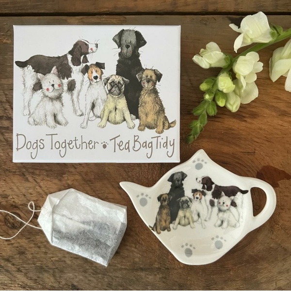 Alex Clark Theezakjeshouder - Dogs Together