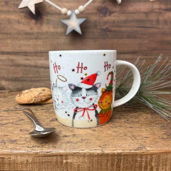 Alex Clark mok 400ml - Christmas Cats