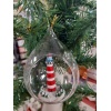 Ameland vuurtoren in deco bol "kerstbal Ameland" - Afbeelding 3