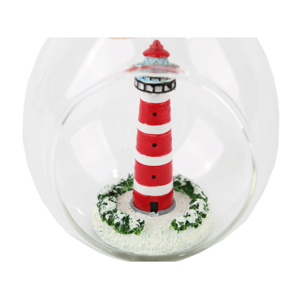 Ameland vuurtoren in deco bol "kerstbal Ameland" - Afbeelding 4