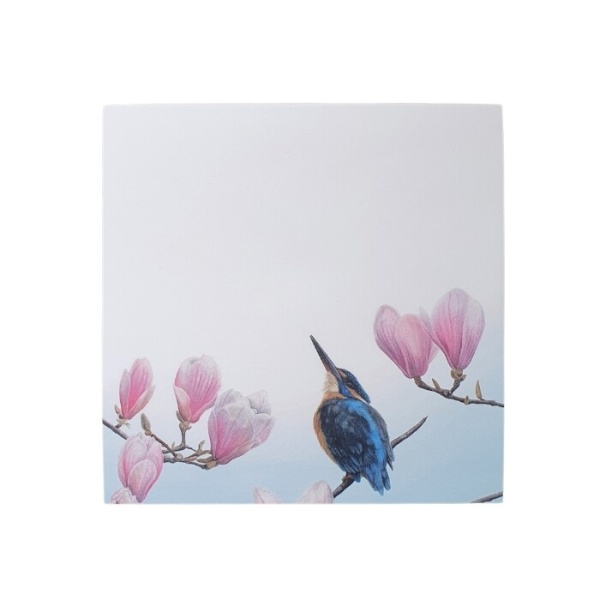 Lonneke Grimbergen Art Notitieblokje "IJsvogel"