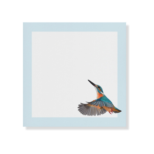 Lonneke Grimbergen Art Notitieblokje "IJsvogel"