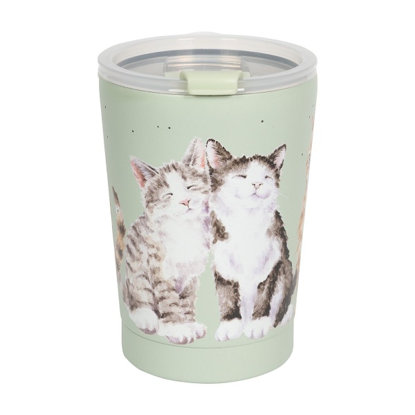 Wrendale Thermos Reisbeker Cats 320 ml - Feline Friends - Afbeelding 2