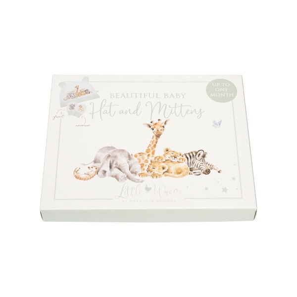 Wrendale Set Mutsje en Handschoentjes "Little Savannah" - Afbeelding 3