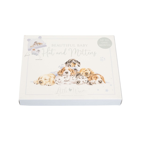 Wrendale Set Mutsje en Handschoentjes "Little Paws" - Afbeelding 3