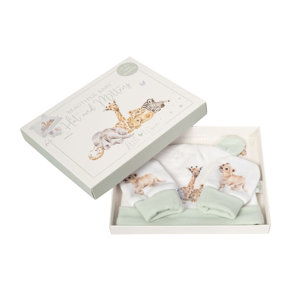 Wrendale Set Mutsje en Handschoentjes "Little Savannah" - Afbeelding 2