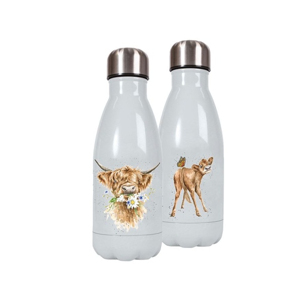 Wrendale Waterfles/thermosfles 260 ml "Daisy Coo"