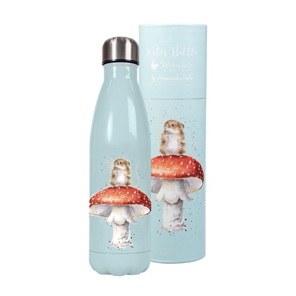 Wrendale Waterfles/thermosfles 500 ml "He's a Fun-Gi"