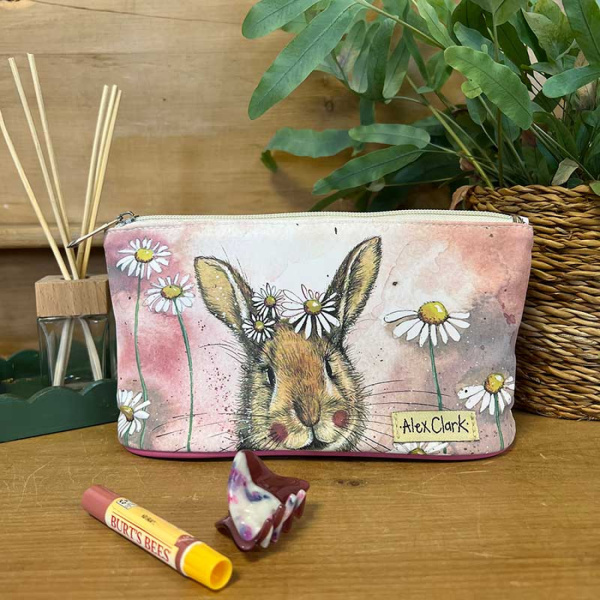 Alex Clark Make-Up Bag - Rabbit & Daisies