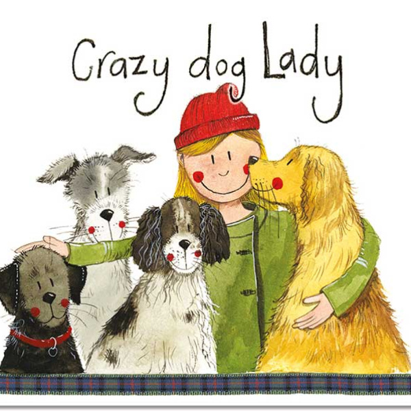 Alex Clark Placemat - Crazy Dog Lady