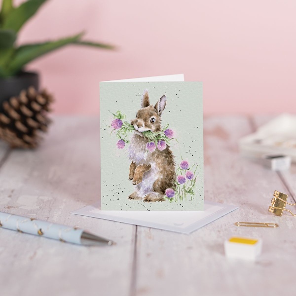 Wrendale Mini Card - Head Clover Heels - Afbeelding 2