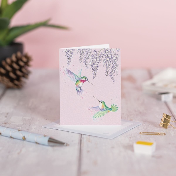 Wrendale Mini Card - Wisteria Wishes - Afbeelding 2