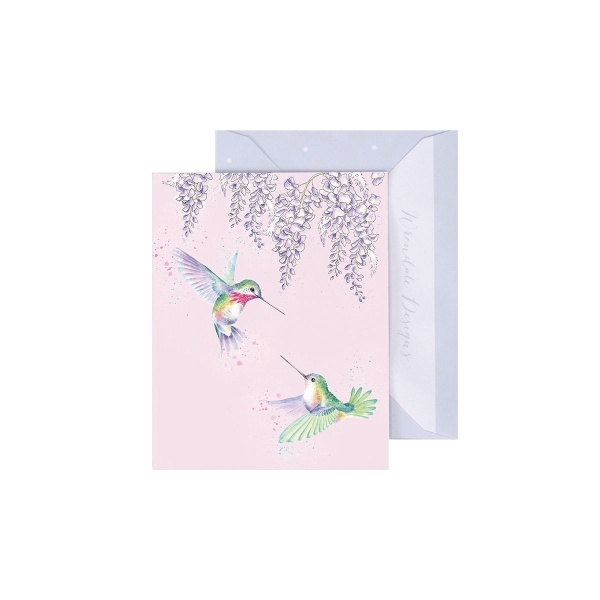 Wrendale Mini Card - Wisteria Wishes
