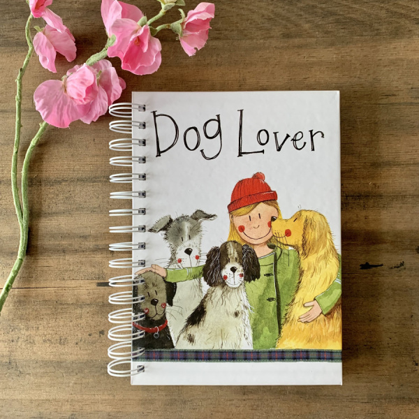 Alex Clark A5 Notitieboek Spiraal - Dog Lover