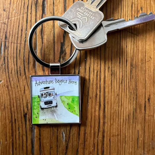 Alex Clark Sleutelhanger - Motorhome