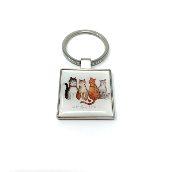 Alex Clark Sleutelhanger - Marvellous Moggies