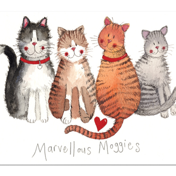 Alex Clark Placemat - Marvellous Moggies