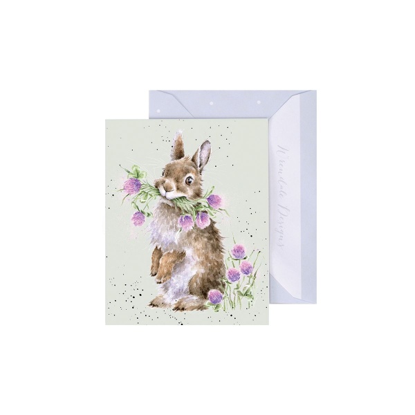 Wrendale Mini Card - Head Clover Heels