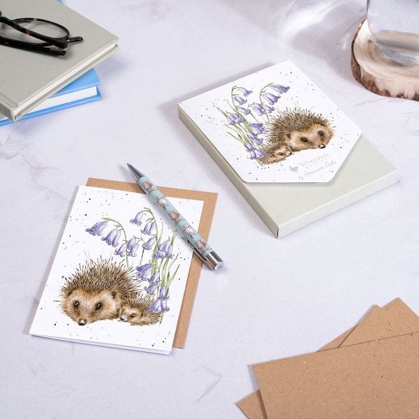 Wrendale Kaartenmapje Set 8 Wenskaarten - Love and Hedgehugs - Afbeelding 4