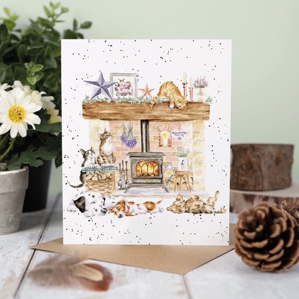 Wrendale Wenskaart  - There's No Place Like Home - Afbeelding 2