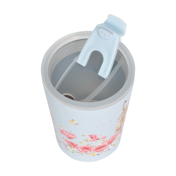 Wrendale Thermos Reisbeker Hare 320 ml - Field of Flowers - Afbeelding 3