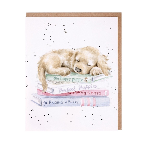 Wrendale Wenskaart  - It's a Pup's Life