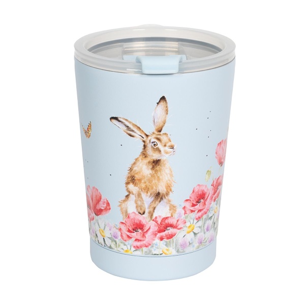 Wrendale Thermos Reisbeker Hare 320 ml - Field of Flowers