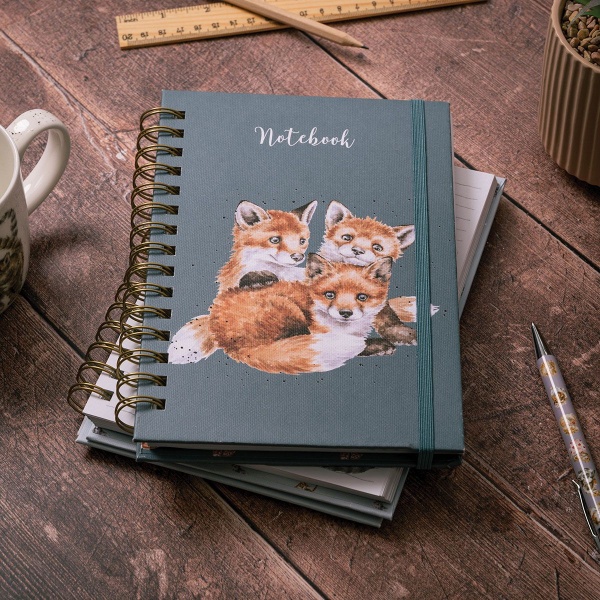 Wrendale A5 Notitieboek Fox - Snug as a Cub - Afbeelding 2