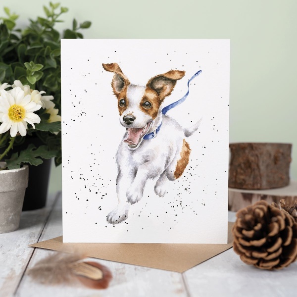 Wrendale Wenskaart  - Freedom (Dog) - Afbeelding 2