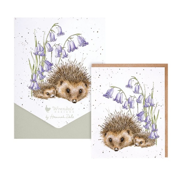 Wrendale Kaartenmapje Set 8 Wenskaarten - Love and Hedgehugs