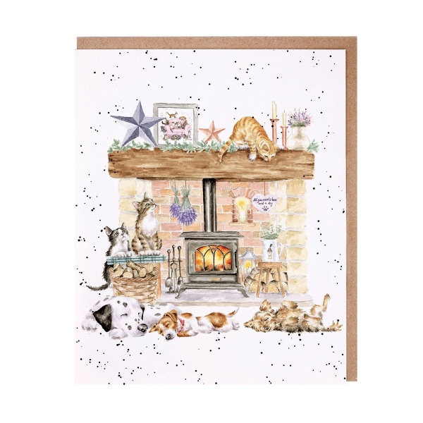 Wrendale Wenskaart  - There's No Place Like Home
