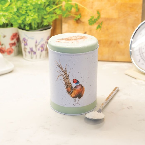 Wrendale Bewaarblik Rond Fazant - Round Canister - Afbeelding 3