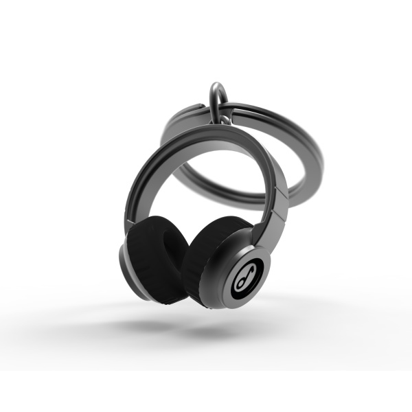 Metalmorphose Sleutelhanger - Black Headphone