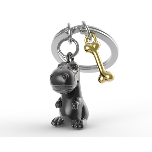 Metalmorphose Sleutelhanger - Dino