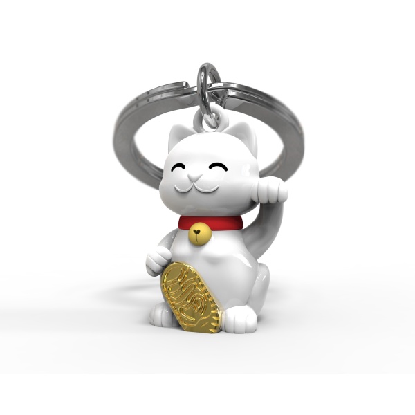 Metalmorphose Sleutelhanger - Fortune Cat