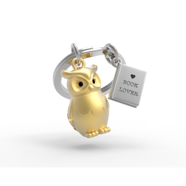 Metalmorphose Sleutelhanger - Owl