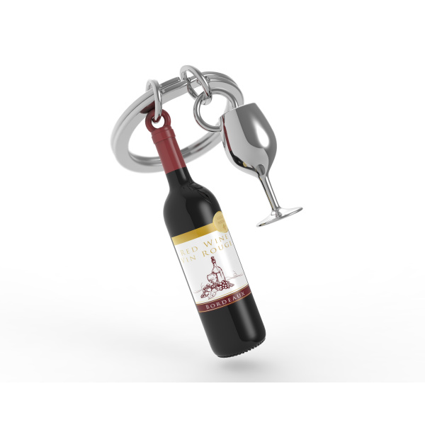 Metalmorphose Sleutelhanger - Red Wine