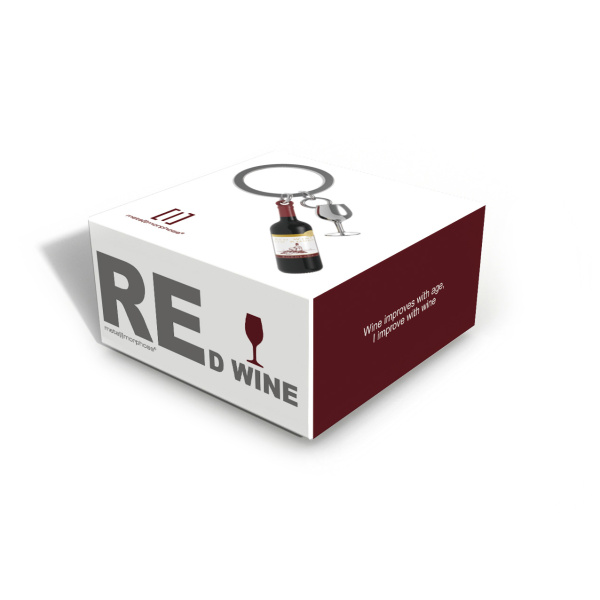 Metalmorphose Sleutelhanger - Red Wine - Afbeelding 2