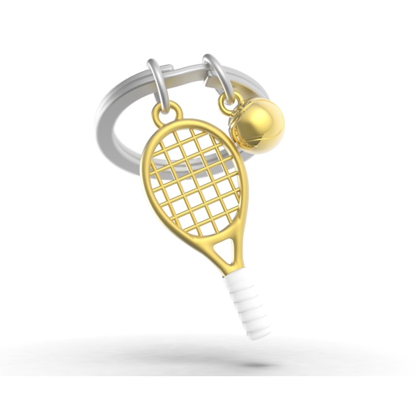 Metalmorphose Sleutelhanger - Tennis Racket