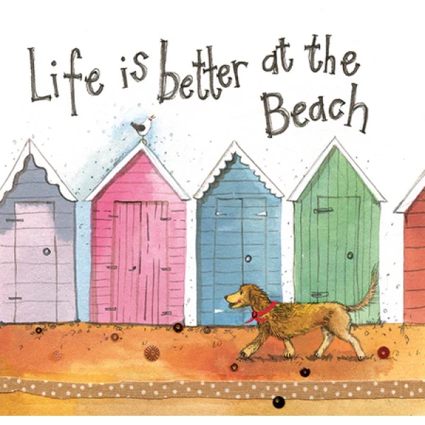 Alex Clark 16x16cm Wenskaart - Life is Better