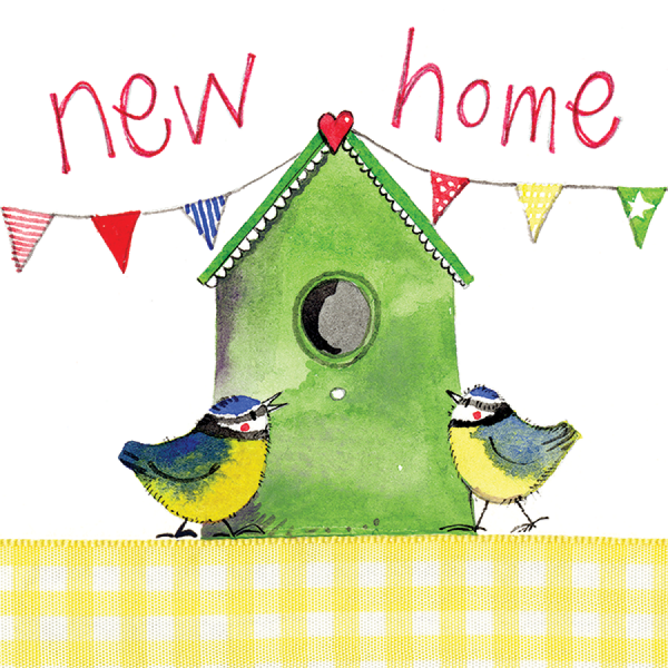 Alex Clark 12x12cm Wenskaart - Bird House