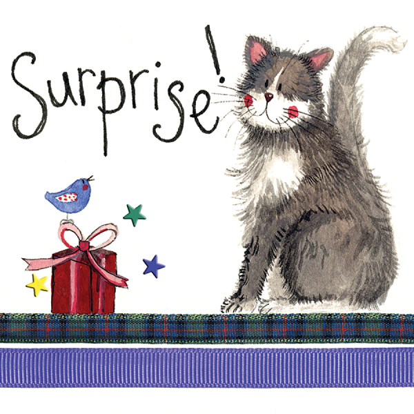 Alex Clark 12x12cm Wenskaart - Surprise Birthday