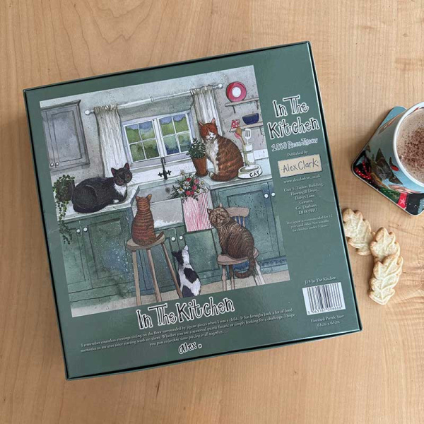 Alex Clark Puzzel 1000 Stukjes - Cats in the Kitchen - Afbeelding 2