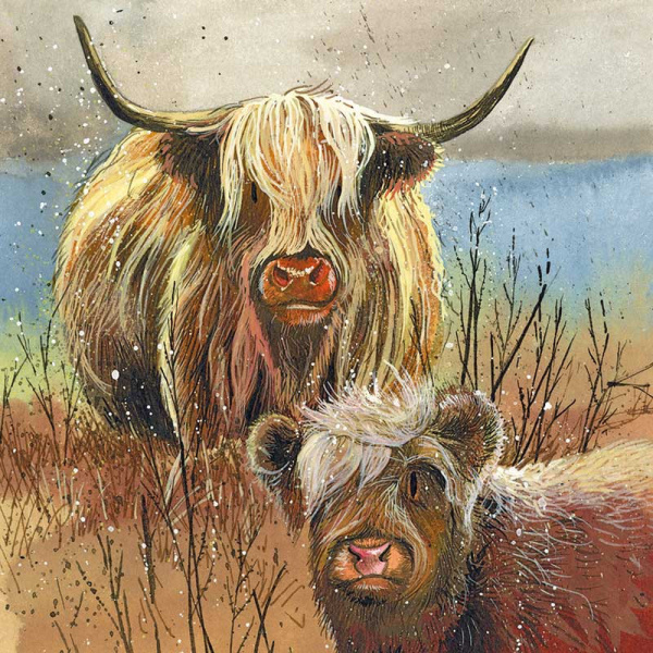 Alex Clark Puzzel 1000 Stukjes - Highland Cows - Afbeelding 3