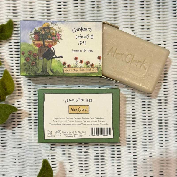 Alex Clark Zeep -  Gardeners Exfoliating Soap | Lemon & Tea Tree