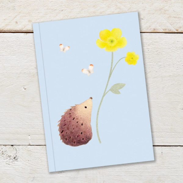 Ginger Betty A6 Notitieboekje - Hedgehogs & Buttercups