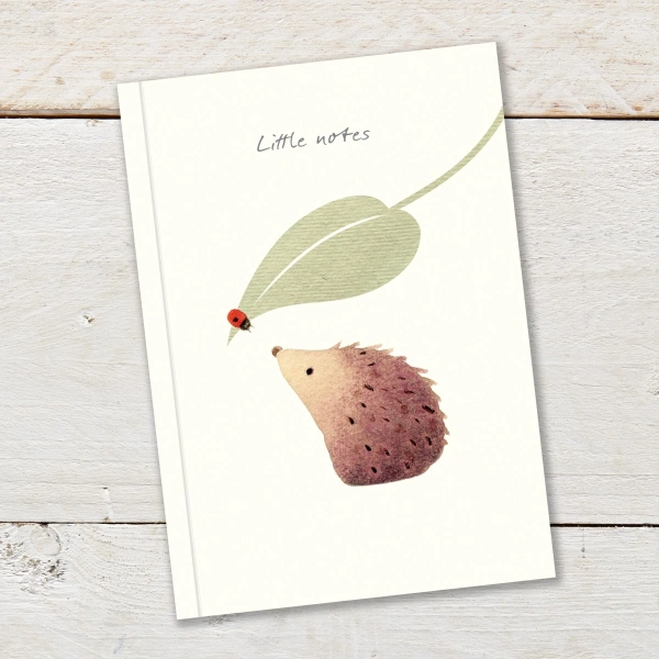 Ginger Betty A6 Notitieboekje - Little Notes Hedgehog