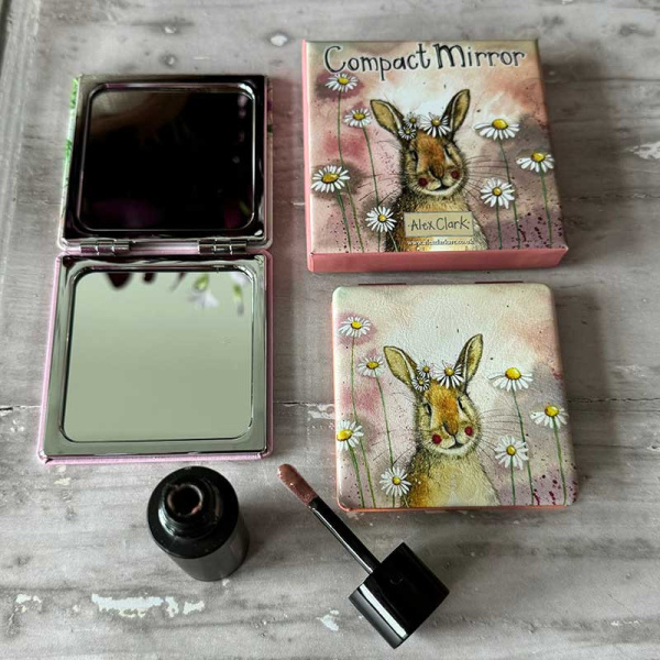 Alex Clark Zakspiegeltje - Rabbits and Daisies