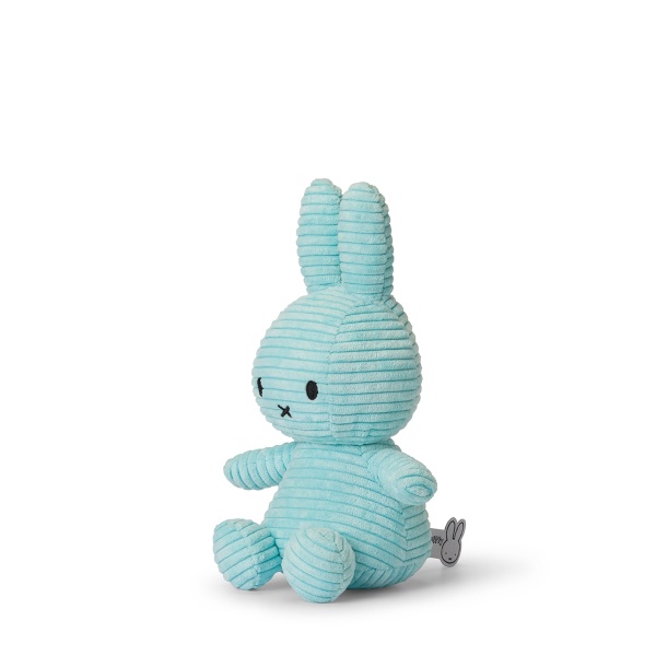 Nijntje Knuffel Corduroy 23cm - Turquoise - Afbeelding 2