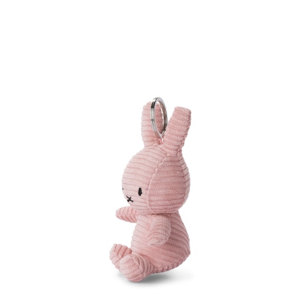 Nijntje Knuffel Sleutelhanger  Corduroy 10cm - Pink - Afbeelding 2